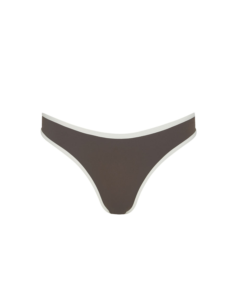 Mahogany/Off White
