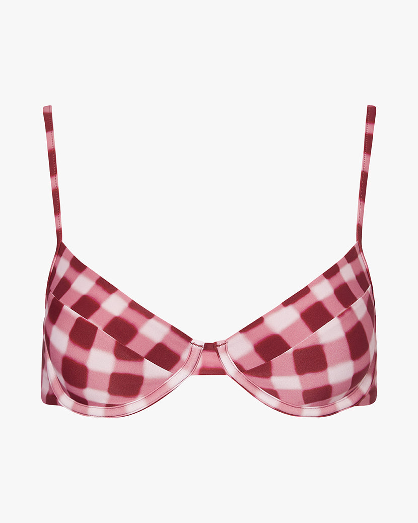 Oxblood/Soft Pink