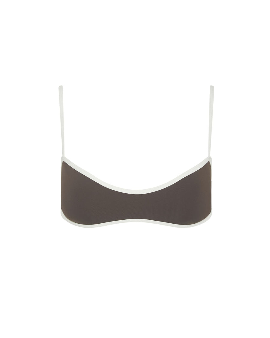 Mahogany/Off White