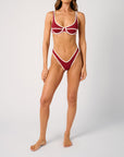 [Oxblood/Off-White] - Model