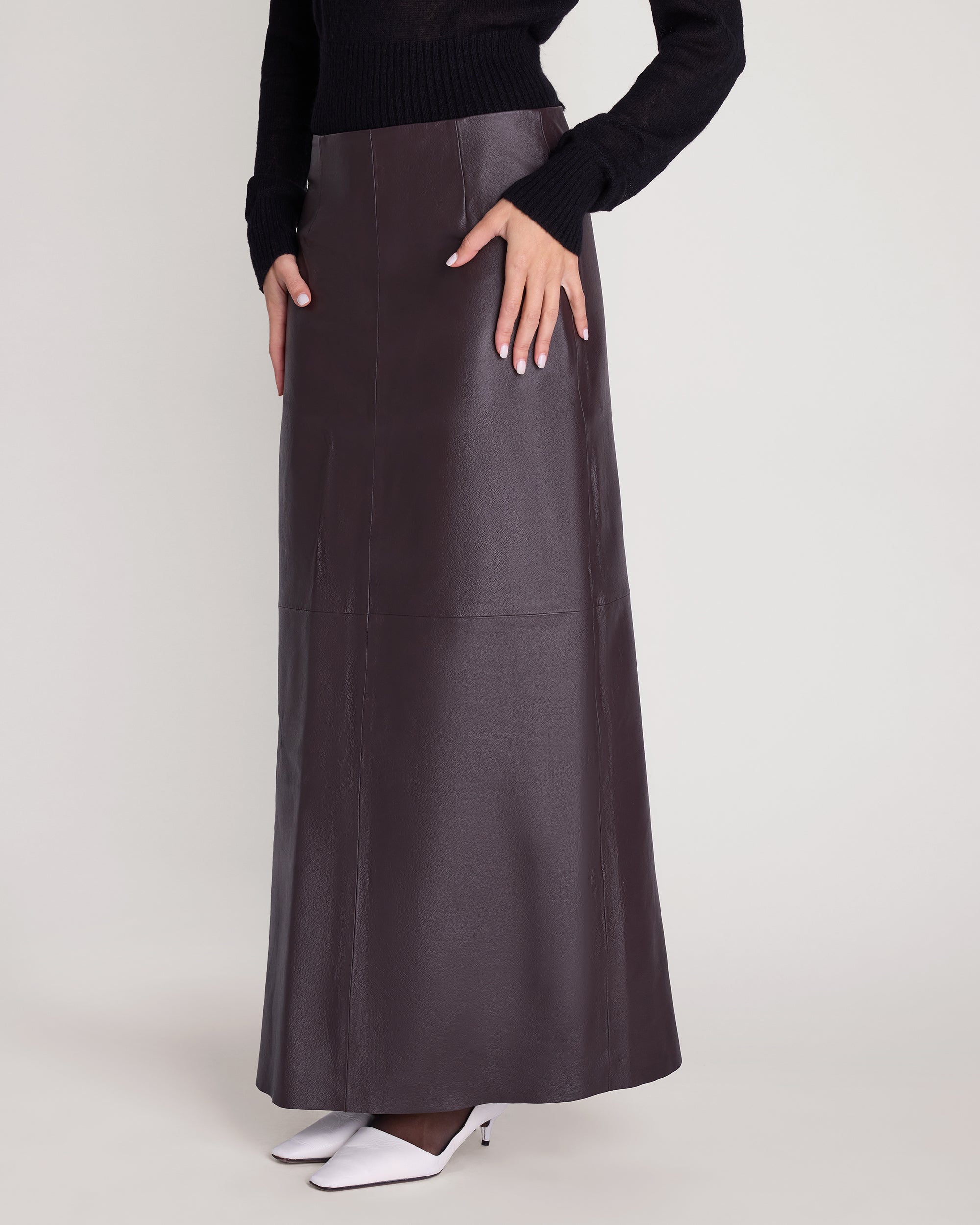 Pebbled Leather Pencil Skirt – WeWoreWhat