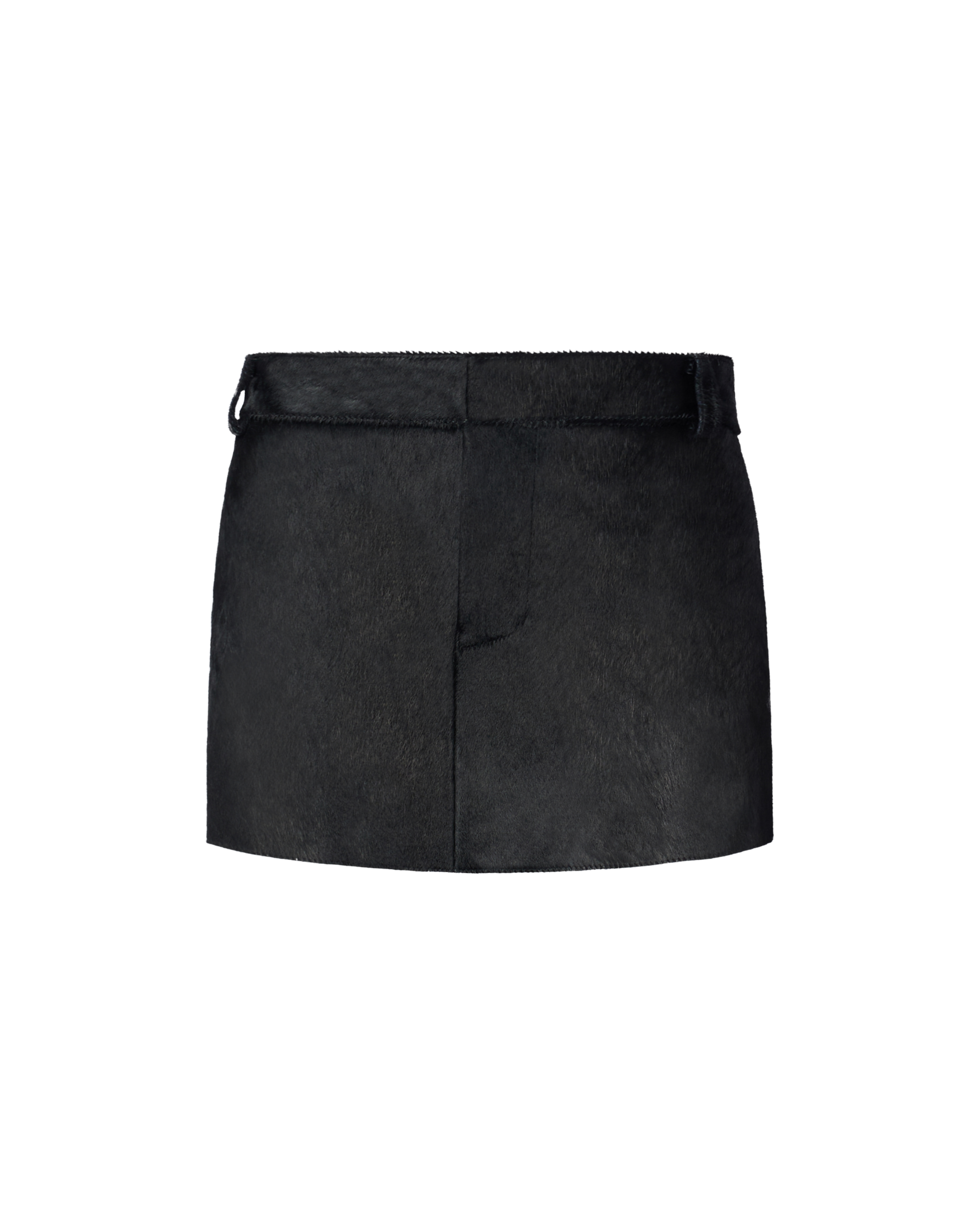 Pony Hair Low Rise Skort