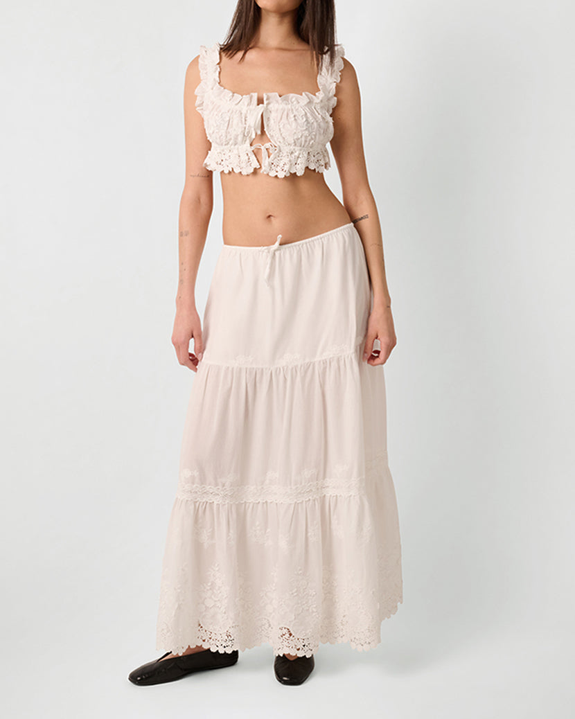 売れ筋商品|||ウィ ウォー ワット カットソー トップス レディース Women's Double Tie Top Ivory Double Tie Top – WeWoreWhat