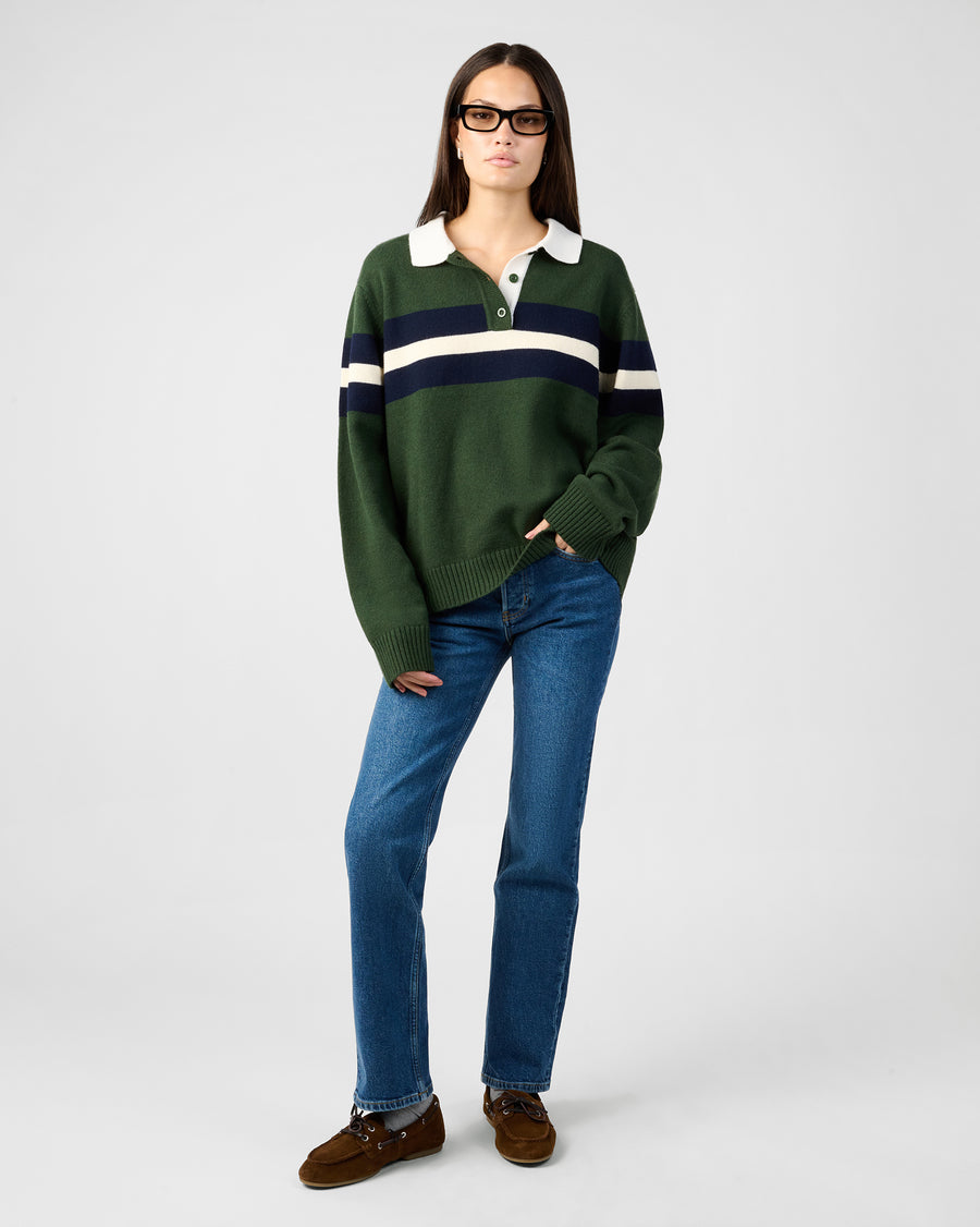[Forest Green/Navy] - Model