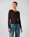 Coffee/Royal Blue
