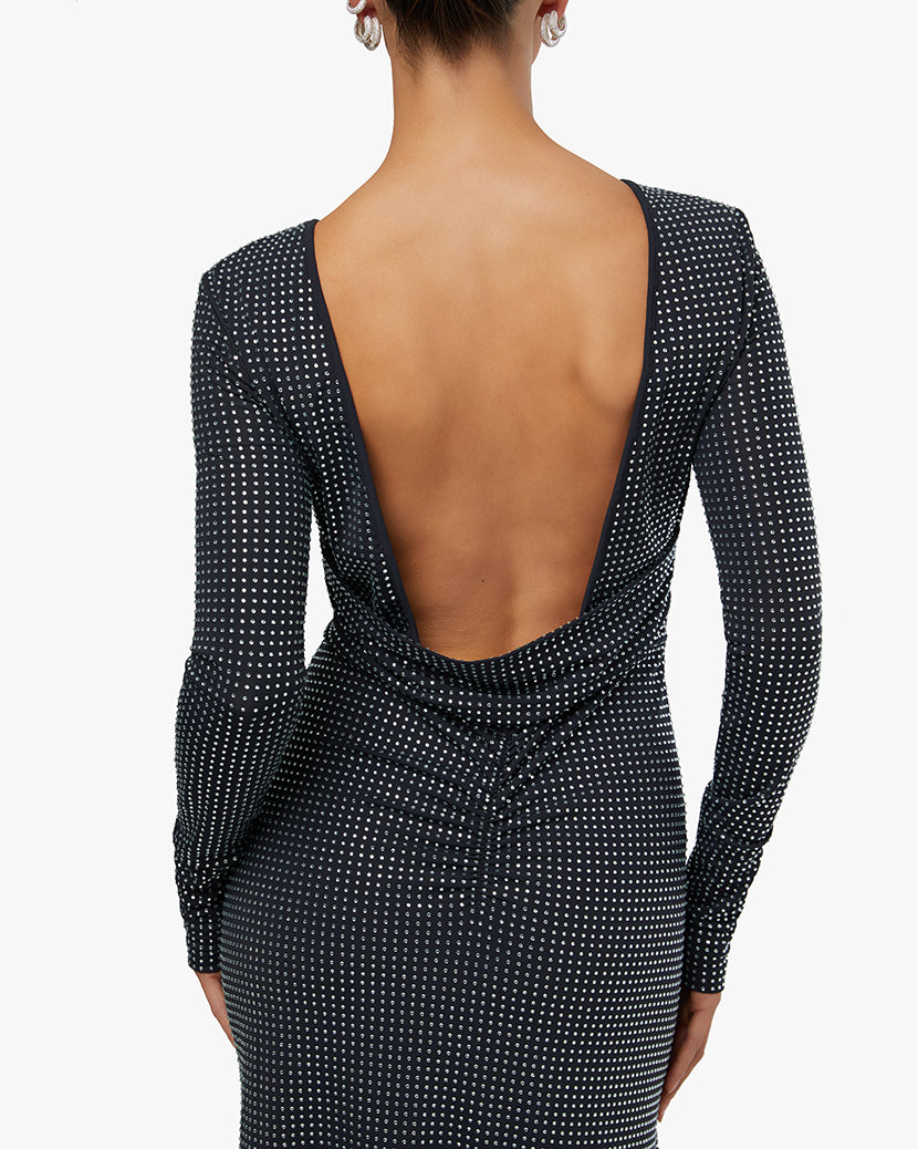 Backless Gown WeWoreWhat Backless Gown WeWoreWhat