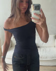 Twisted Off The Shoulder Top