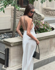 Backless Halter Dress