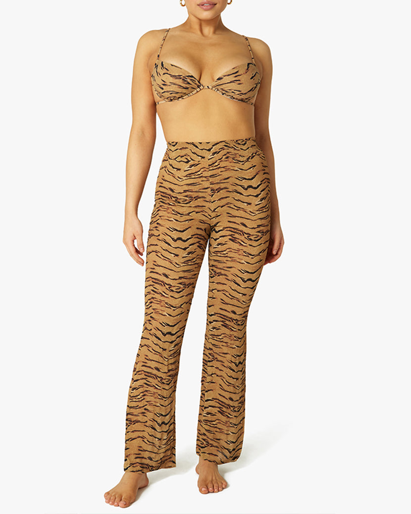 Tan Tiger Print