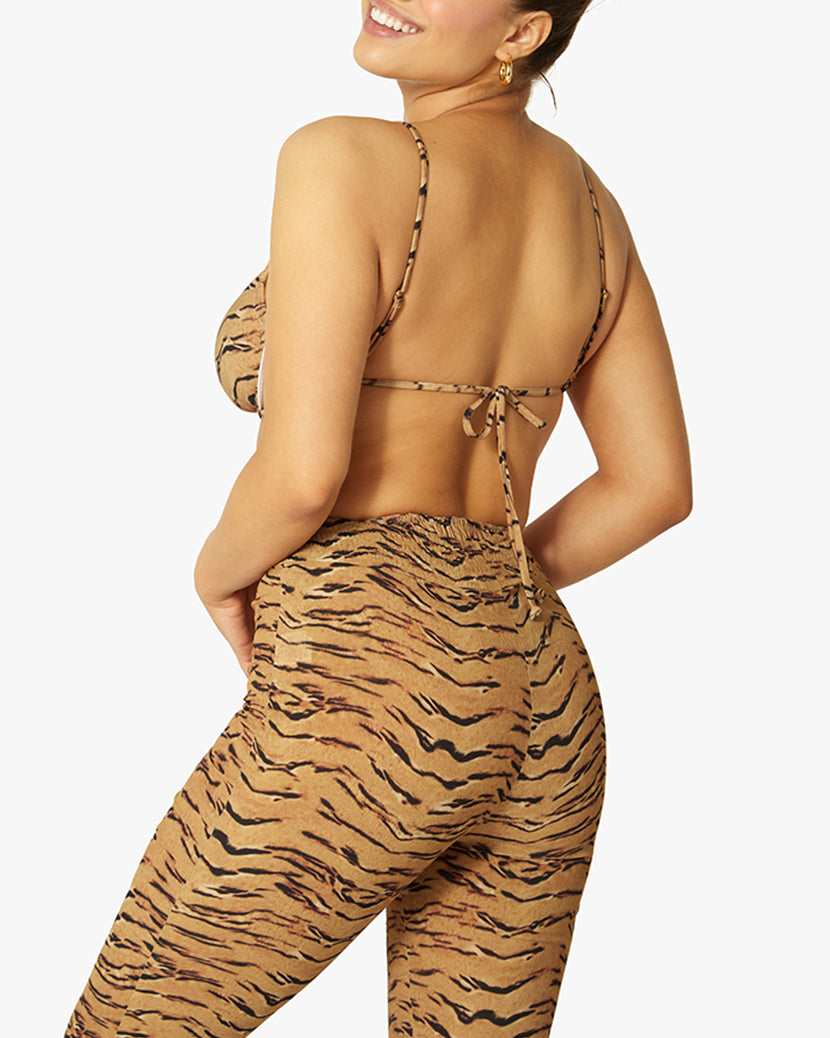 Tan Tiger Print